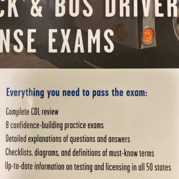 Official CDL Study Guide: Commercial Driver's License Guide: Exam Prep Book 5th - Picture 6 of 6